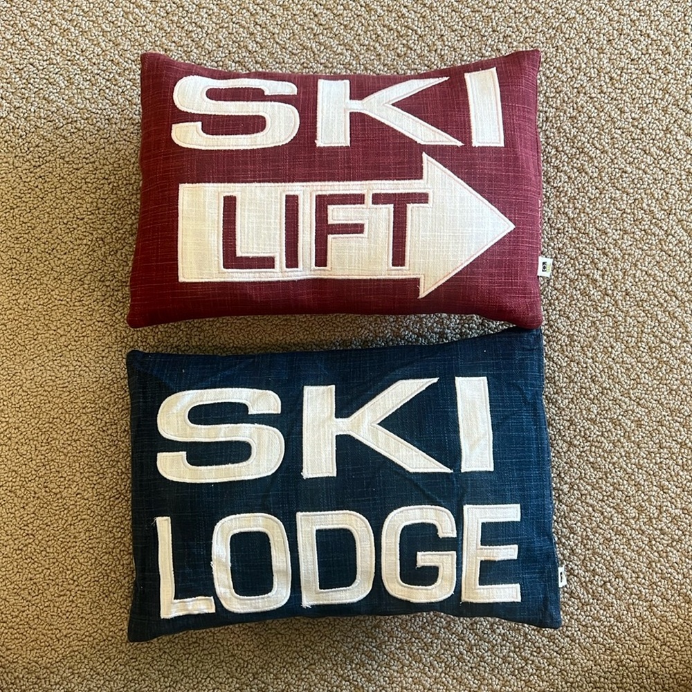 😍HP🤩 Decorative Ski pillows